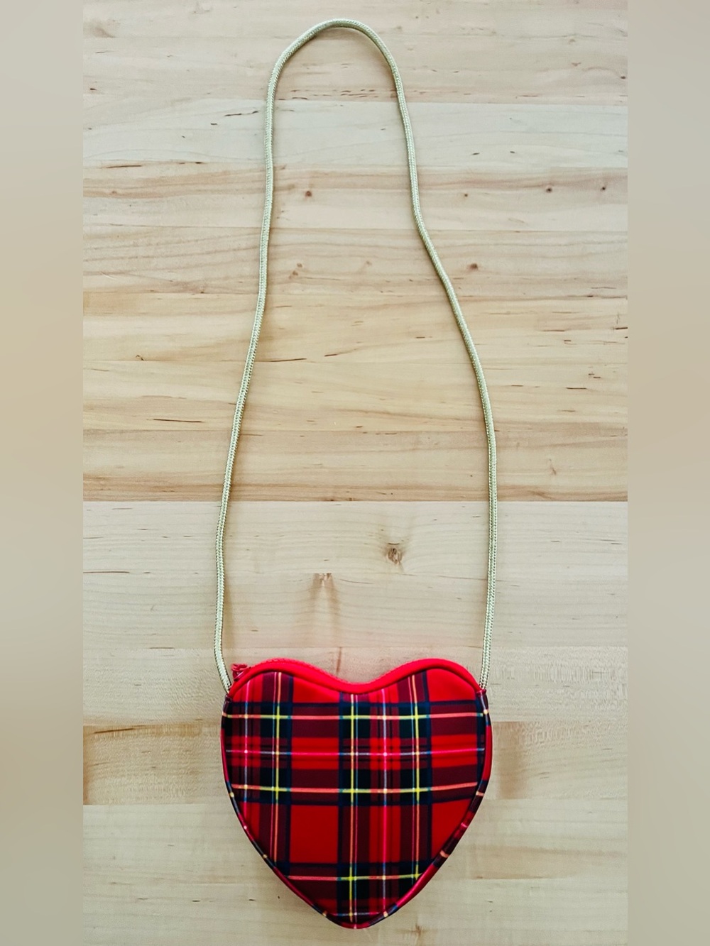 J.Crew Crewcuts Heart Bag in Holiday Tartan